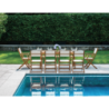 Tavolo Donoratico In Acacia Allungabile 180/240X90 Moia