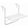 Tavolo Ringhiera Bianco 60 X 52 Cm Bianco Moia