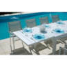 Tavolo Montecatini 135/270X90,5 - Alluminio Bianco Moia