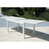 Tavolo Montecatini 135/270X90,5 - Alluminio Bianco Moia