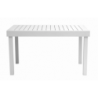 Tavolo Montecatini 135/270X90,5 - Alluminio Bianco Moia