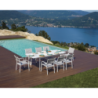 Tavolo San Donato - Allungabile 160/240 X 102 Cm - Allungo Centrale - Bianco Moia