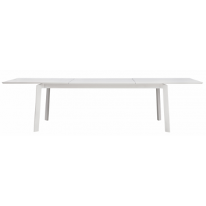 Zoom Tavolo Porto Ercole Allungabile 200/300 X 102 Cm - Allungo Centrale - Bianco Moia