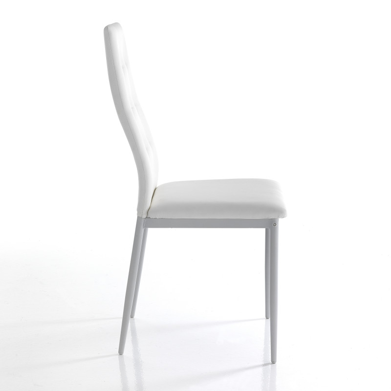 Sedia Nina White 33X87X47 Cm