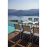 Tavolo Nettuno Allungabile 200/300 X 100 Cm - Allungo Con Gambe Scorrevoli - Bianco Moia