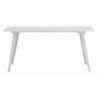 Salotto Milano In Alluminio Bianco + Seduta E Schienale In Wicker Paglia Moia