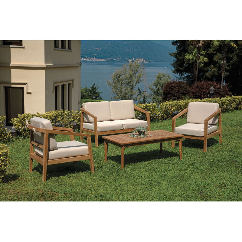 Salotto Riace In Teak Certificato Fsc Moia