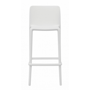 Set Di 2 Sgabelli Palermo In Resina Bianco Moia