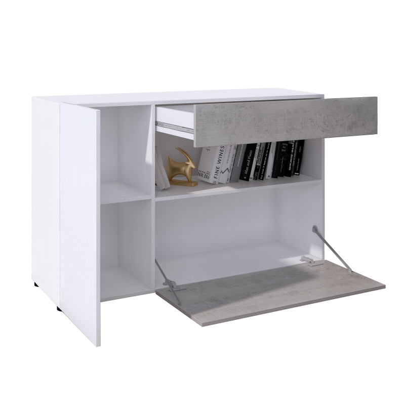 Mobile 2 Ante 1 Cassetto Johnny 136 X 44 H5,5 Cm