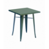 Tavolo Lamiera 60X60 Verde Militare Moia