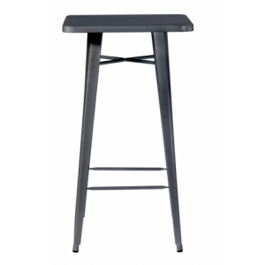 Tavolo Alto 60X60 Lamiera Piombo Moia
