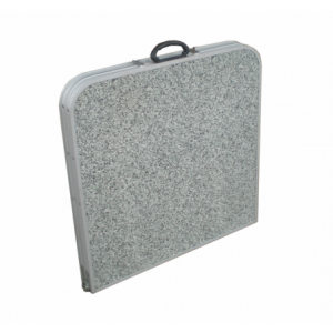 Zoom Set Di 2 Tavoli Pieghevole 120X60 Alu/Formica Moia