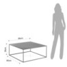 Tavolino Thin 86X82X4 Cm