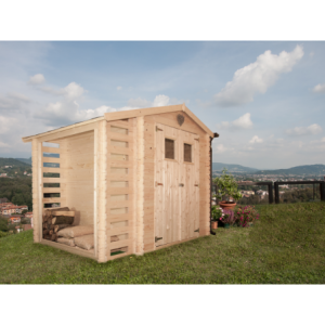 Casetta Con Legnaia Ava Cm. 200X200 Losa