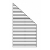 Frangivista Delux 90X170/87 Dx Bianco Losa