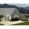 Frangivista Delux 90X170/87 Sx Bianco Losa