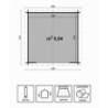 Casetta Noemi Cm 250X250 Losa