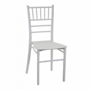 Sedia polipropilene chiavari bianco cm 40x43h90