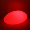 Lampada led plastica ricaricabile sassomulticolor cm51x37h20
