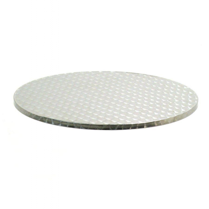 Top tavolo solo piano inox cmø60h2,2
