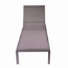 Lettino alluminio anodizzato seattle cm197x64h30
