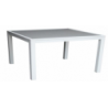 Tavolo alluminio sullivan bianco quadrocm80x80h75