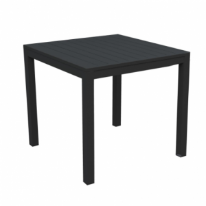 Tavolo alluminio sullivan antracite quadro cm70x70h75
