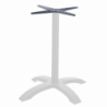 Base tavolo alluminio bianco quadro cm52x52h72
