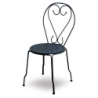 Sedia metallo new old antracite chiaro cm41x48h90