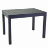Tavolo alluminio Cleveland allungabile antracite cm125/250x75h75