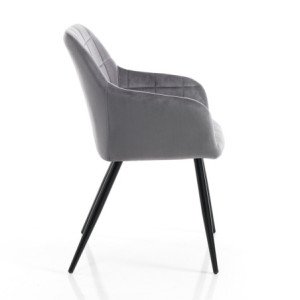 Zoom Sedia Denver Grey 60 X 62 H.52 Cm