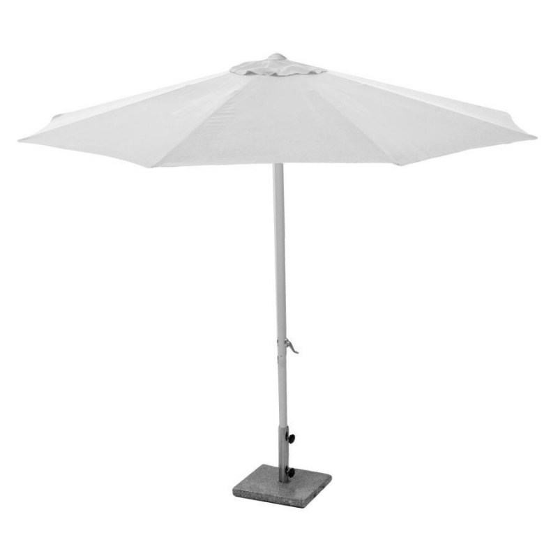 Ombrellone alluminio michigan palo centrale ø3h2,43m bianco (no base)