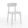 Sedia Da Interno / Esterno Stoccolma White 15X69X96 Cm