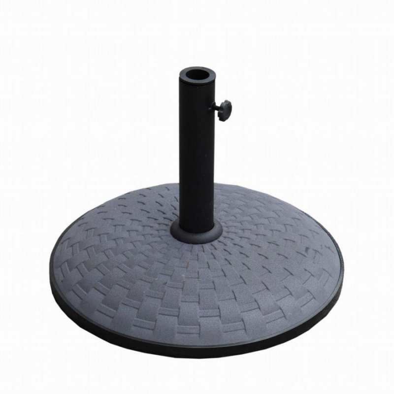 Ombrellone solo base grigio intreccio cm50 kg25 misura tubo cm5,8x0,12h28