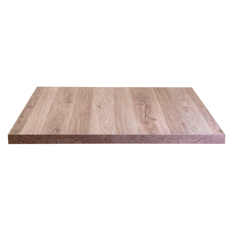 Top tavolo nobilitato rovere naturale quadro cm80x1,8x80