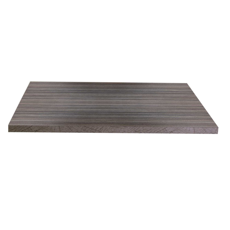 Top tavolo nobilitato noce moderno quadro cm80x1,8x80