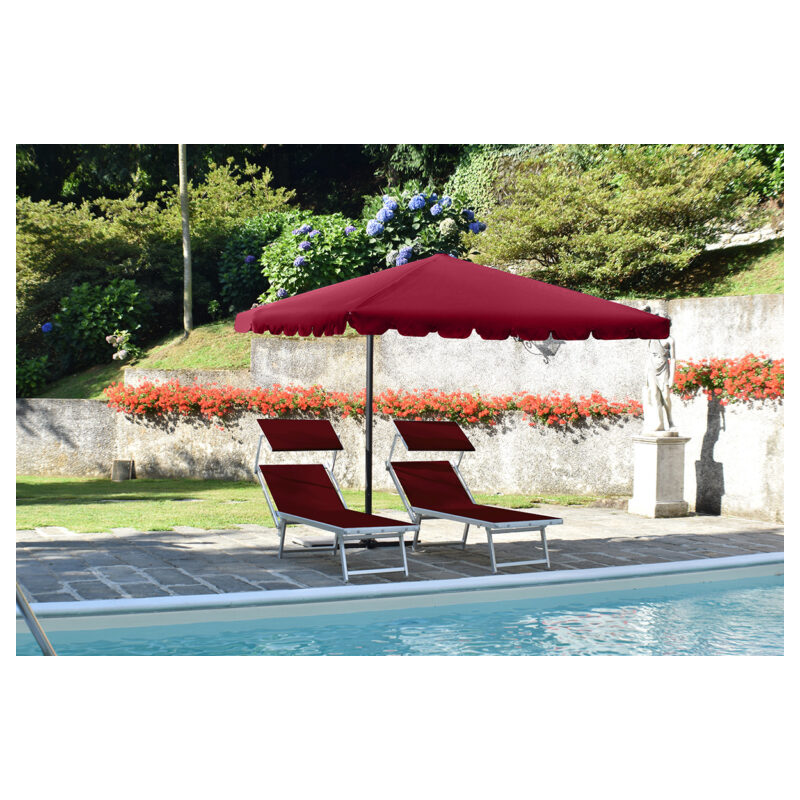 Ombrellone palo laterale Allegro Made in Italy - 200 x 300 cm