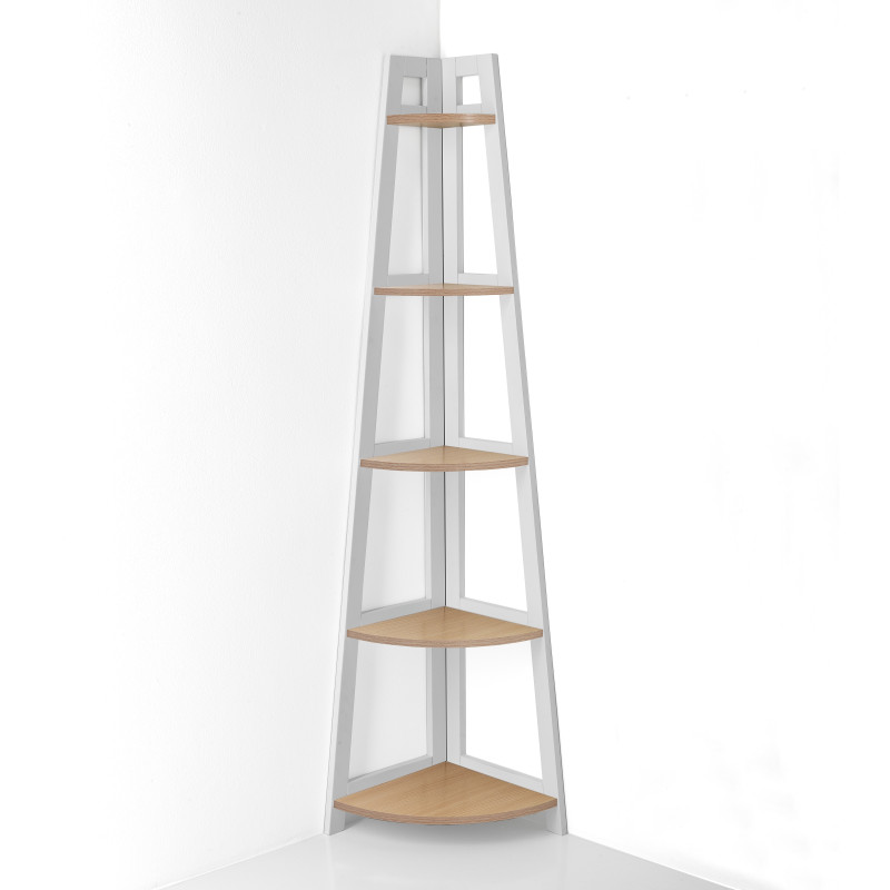 Libreria Angolare Varm Wood H.4 X P.172 X L.54 Cm