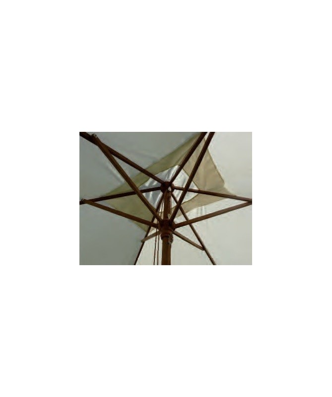 Ombrellone palo centrale Timbers Made in Italy - 300 x 400 cm
