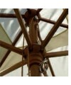 Ombrellone palo centrale Timbers Made in Italy - 300 x 400 cm