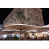 Ombrellone palo centrale Timbers Made in Italy - 300 x 400 cm