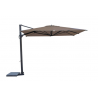 Ombrellone a palo laterale Peter Q300x300 cm Made in Italy