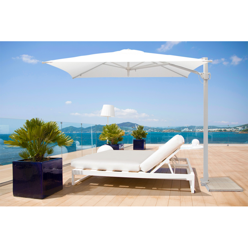 Ombrellone a palo laterale Trend Ice Q200x200 Made in Italy