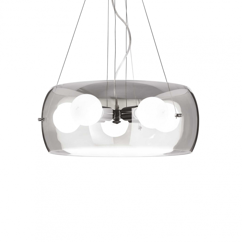 Lampada A Sospensione Audi-10 Sp5 Fume' Ideal-Lux