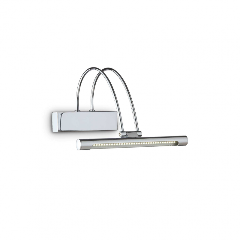 Lampada Da Parete Bow Ap D26 Cromo Ideal-Lux