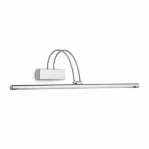Lampada Da Parete Bow Ap D76 Cromo Ideal-Lux