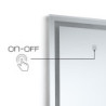 Specchiera Da Parete Line 130X60X8 Cm