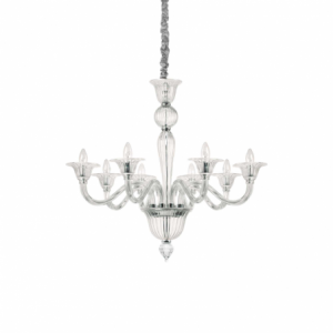 Lampada A Sospensione Brigitta Sp8 Trasparente Ideal-Lux