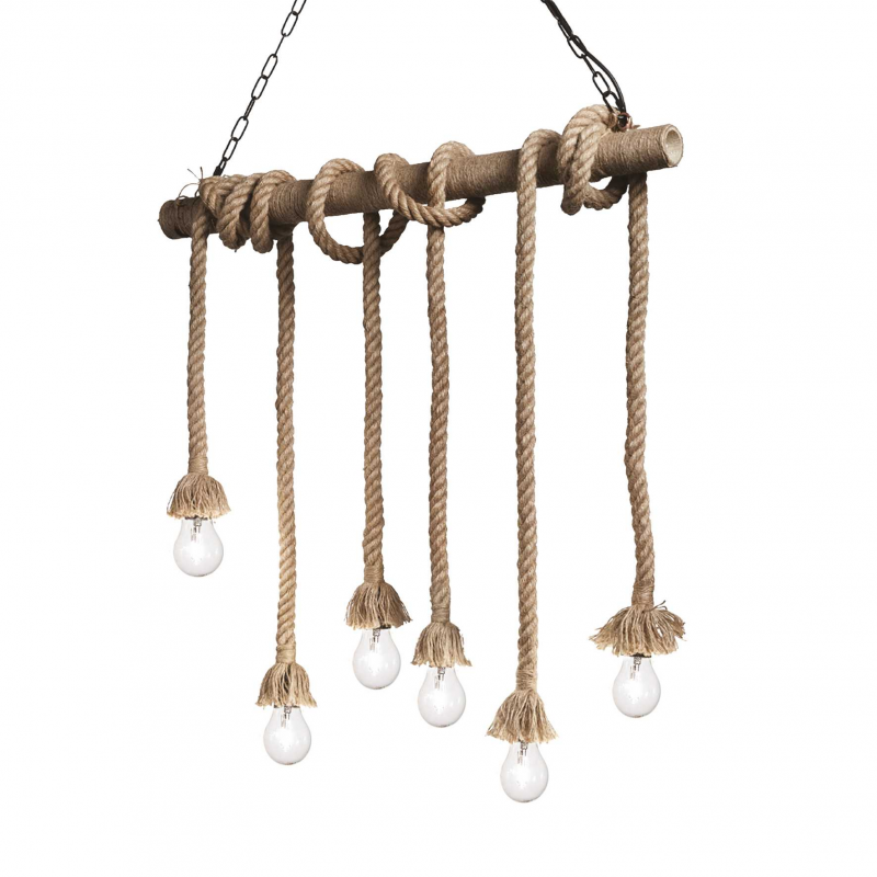 Lampada A Sospensione Canapa Sp6 Ideal-Lux