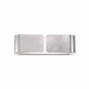 Lampada Da Parete Clip Ap2 Small Argento Ideal-Lux